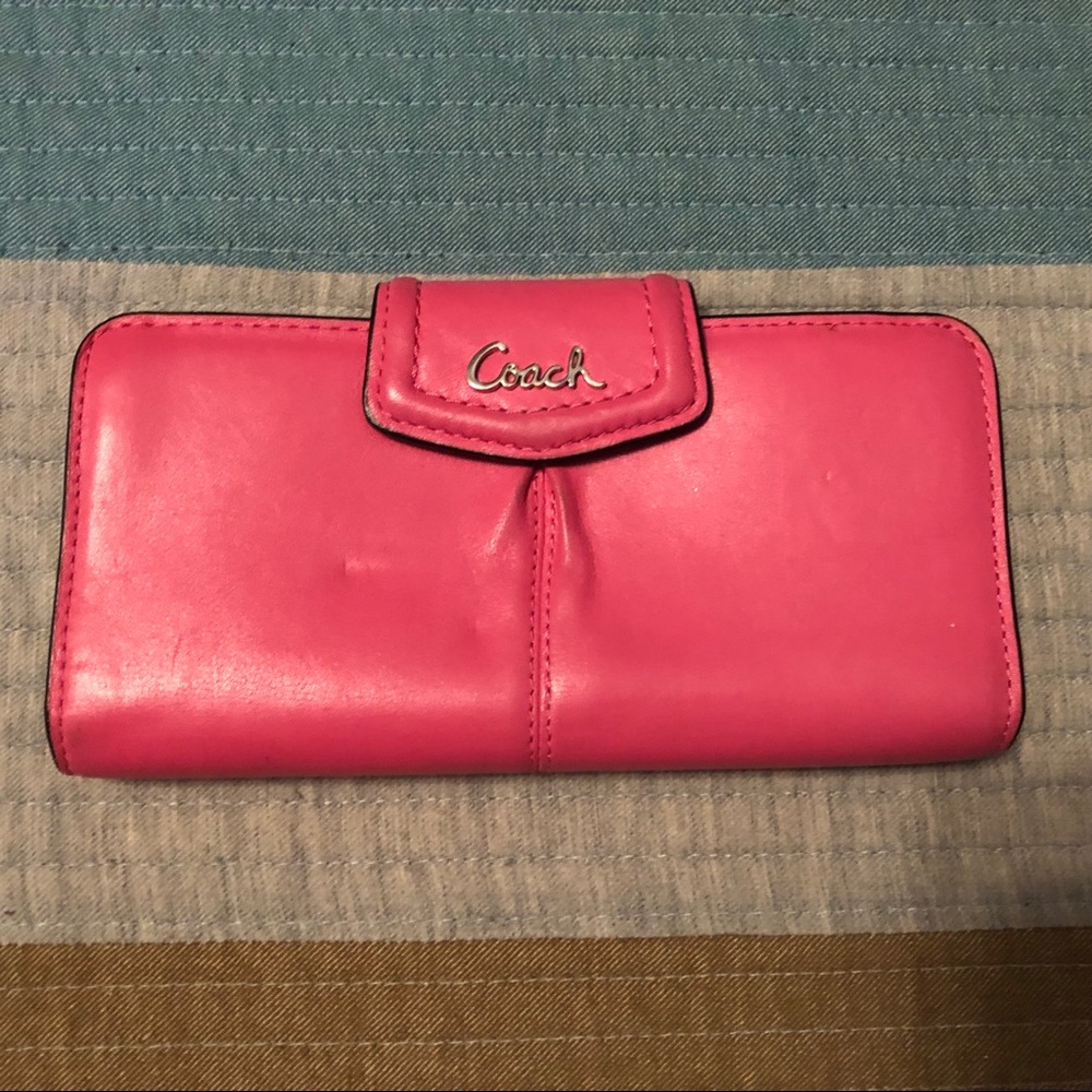 Pink Coach Wallet
